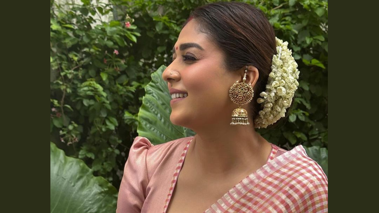 Decoding Nayanthara's saree look