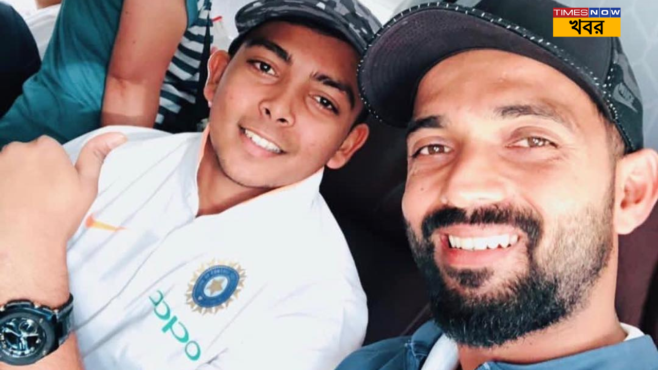 Prithvi Shaw and Ajinkya Rahane