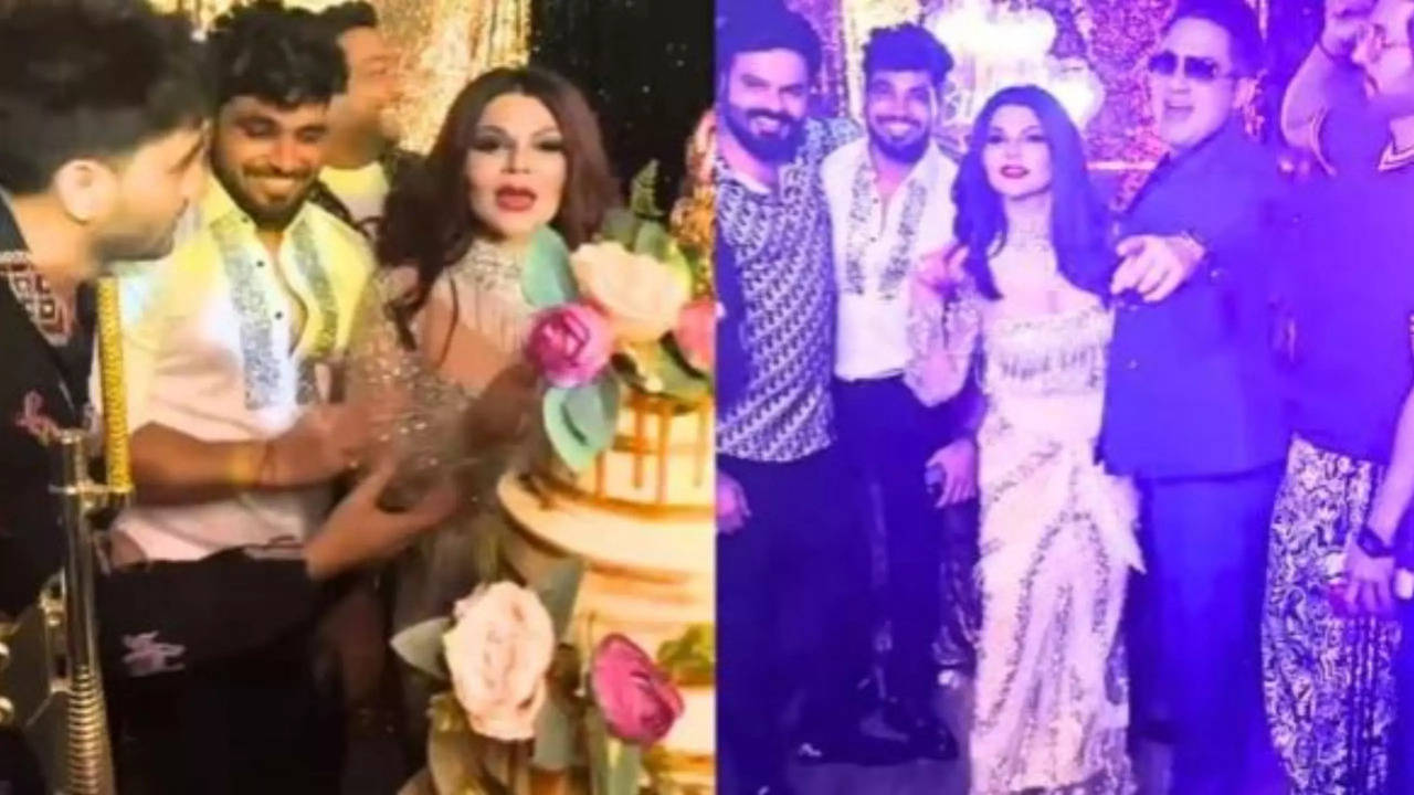 Rakhi Sawant Celebrates Her 46th Birthday In Dubai With Shiv Thakare And Others - Watch