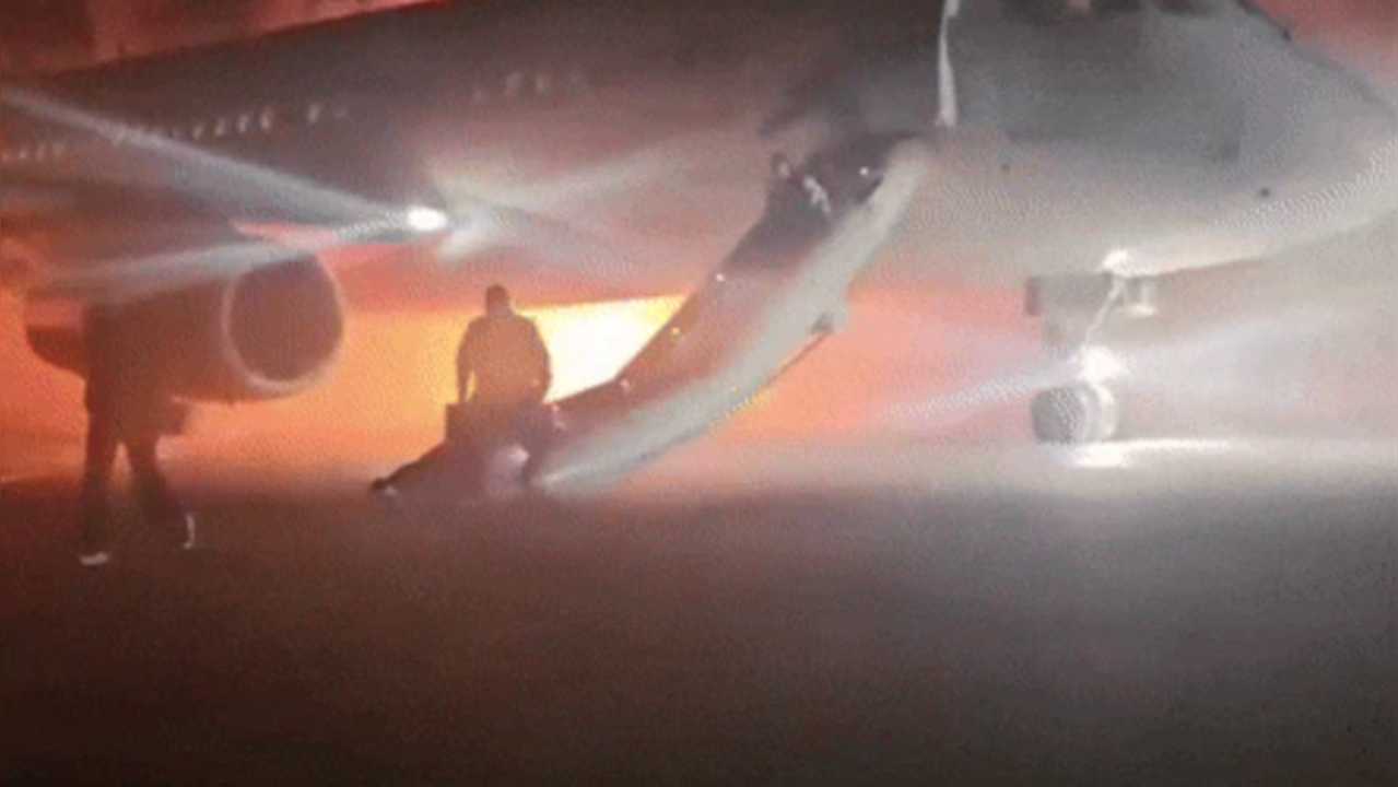 Russian Plane Boarding 89 Passengers Catches Fire