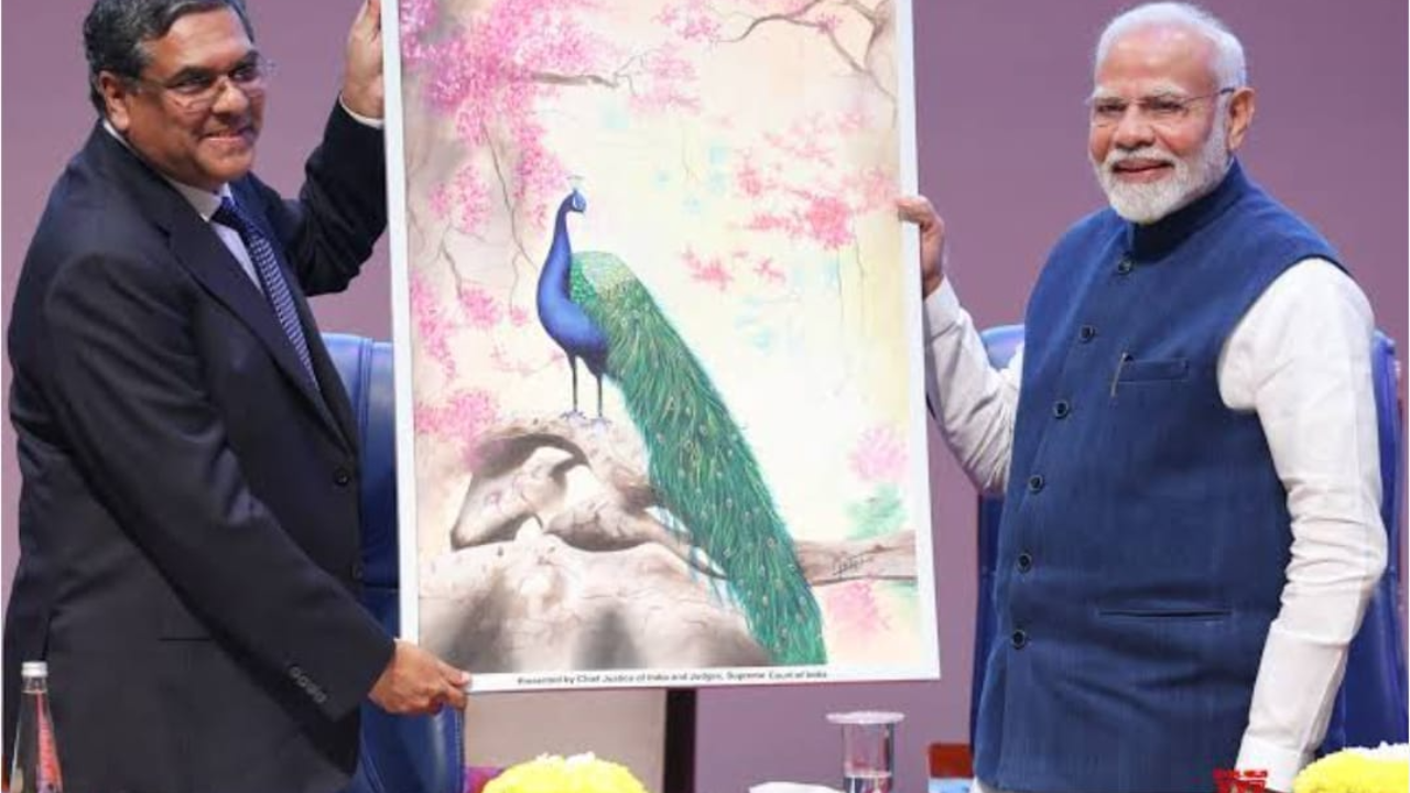 CJI Sanjiv Khanna with PM Modi