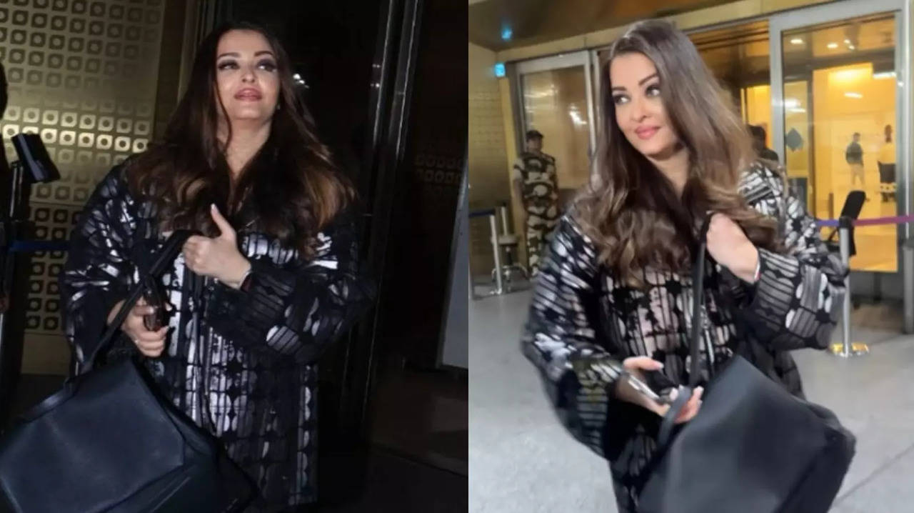 Aishwarya Rai Spotted At Airport Sans Daughter Aaradhya, Talks About 'Change, Equality' In Recent Event