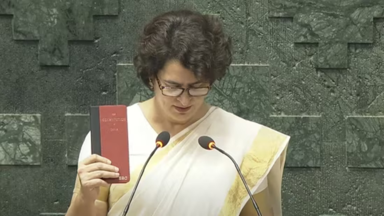 Priyanka Gandhi Takes Oath