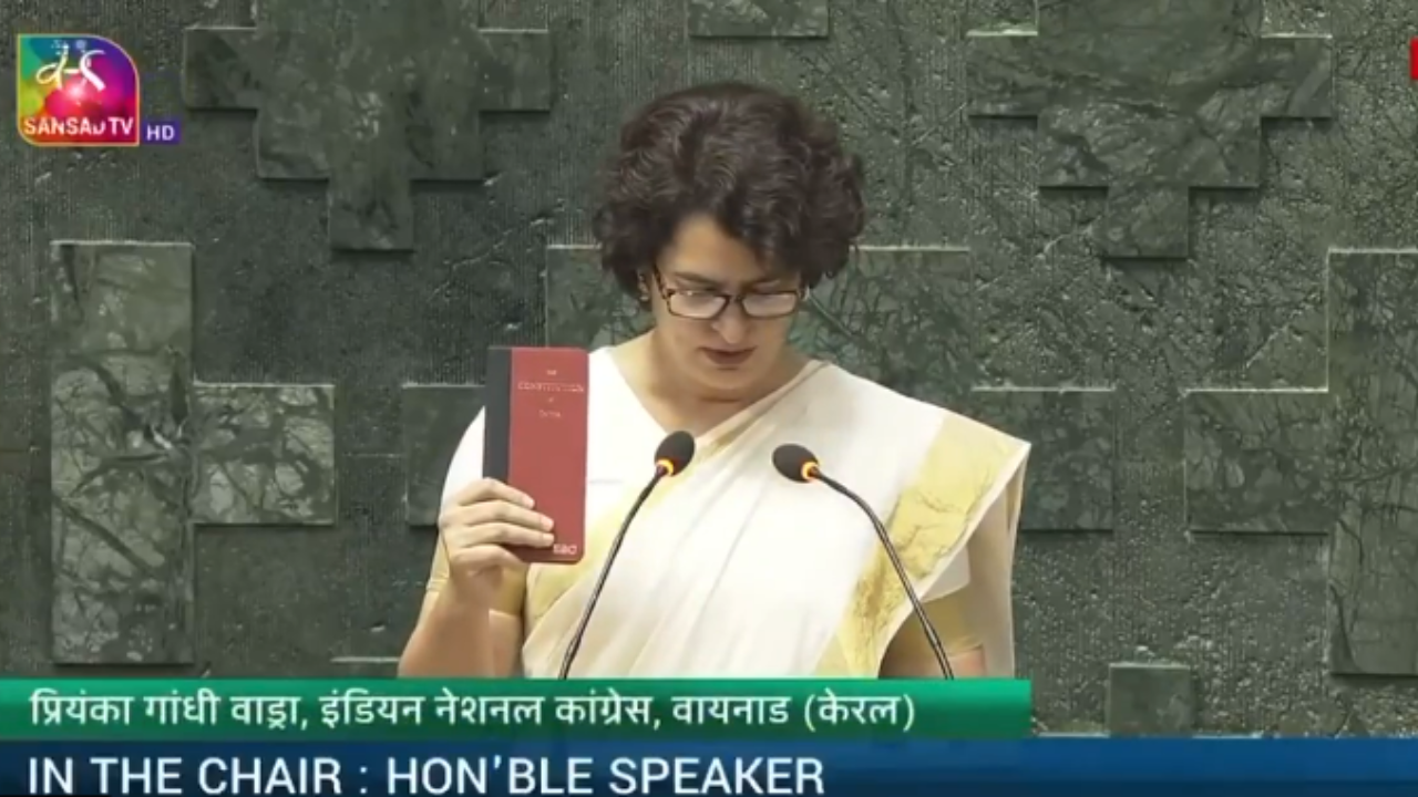 Priyanka Gandhi oath