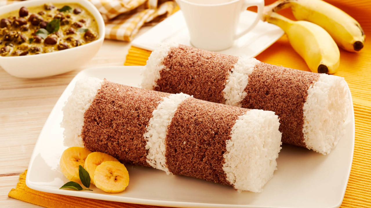 Chemba puttu for healthy breakfast