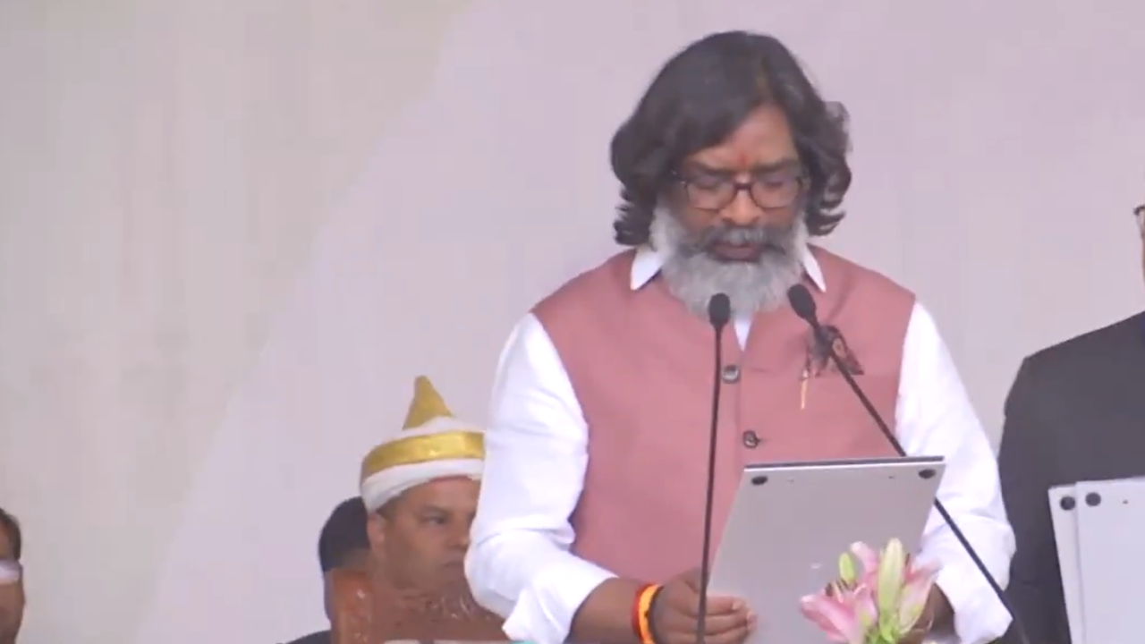 Hemant Soren Takes Oath As Jharkhand CM