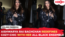 Aishwarya Rai Bachchan has redefined casual-chic with her all-black ensemble