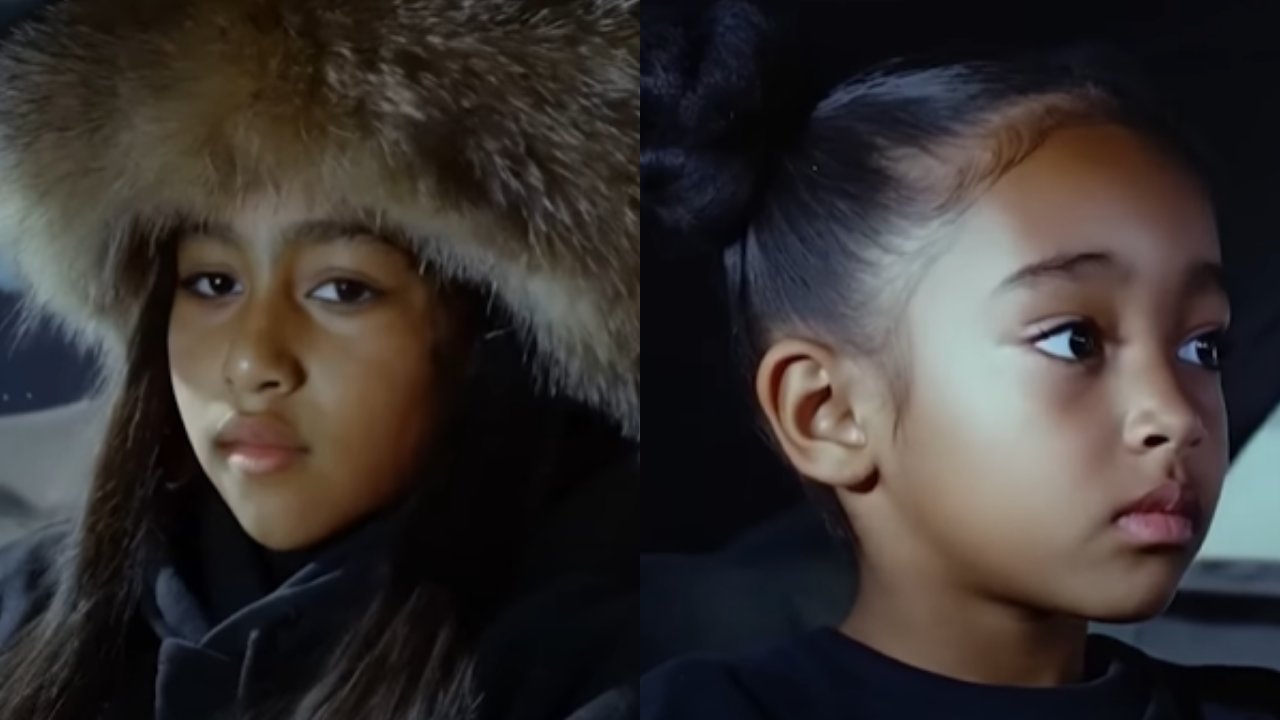 North & Chicago West (Credit-Kanye West/YouTube)