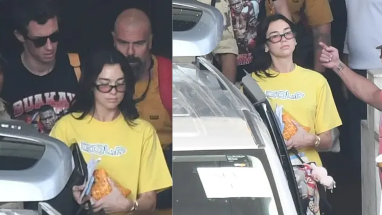 Dua Lipa Arrives In India Ahead Of Her Mumbai Concert, Beau Callum Turner Accompanies New Rules Singer. WATCH