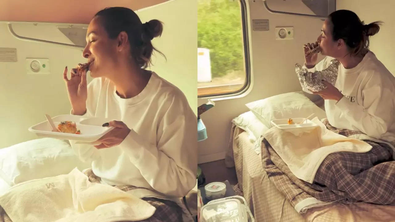 Malaika Arora's Train Journey Sees Sandwiches, Parathas