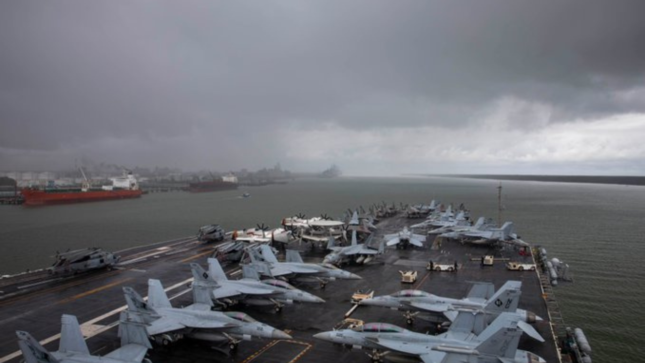 USS Abraham Lincoln In Malaysia