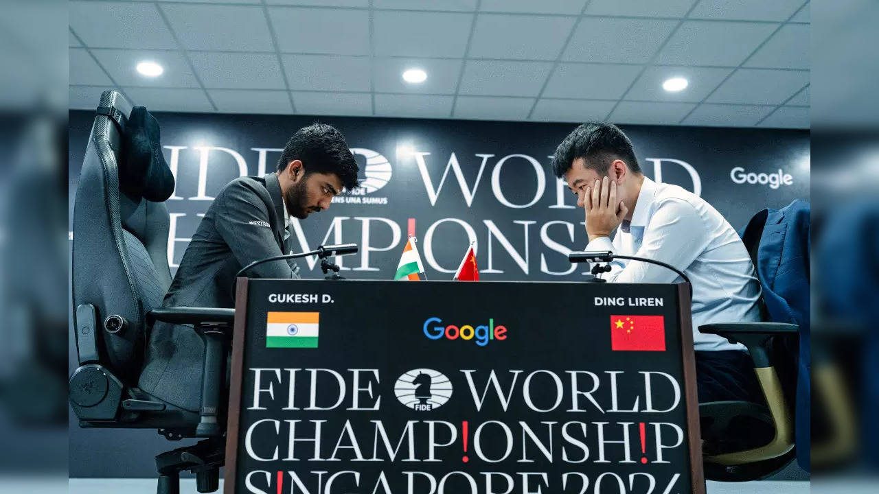 World Chess Championship 2024 Game 4 Live Updates Gukesh vs Ding Liren Is Underway