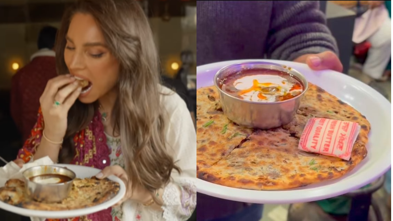 Sarah Todd Tries Amritsari Kheema Naan credits- instagram