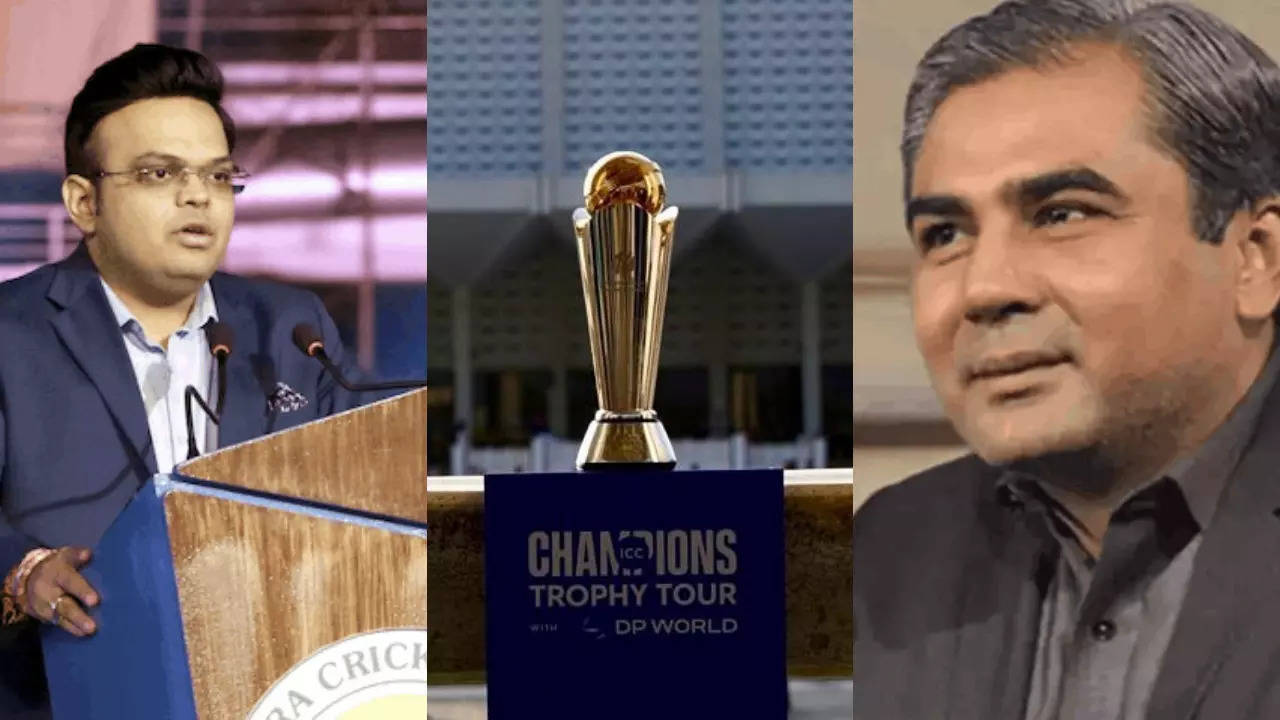 Mohsin Naqvi Jay Shah Champions Trophy ICC meetings