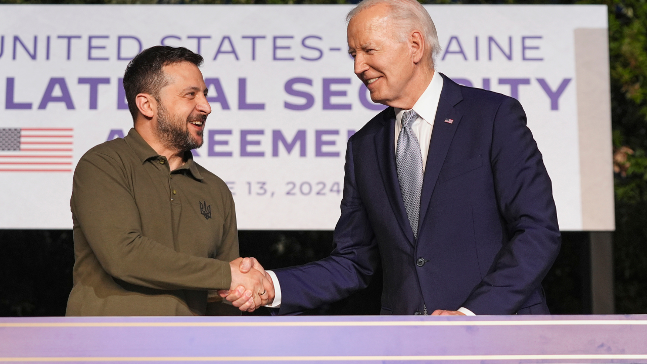 Joe Biden and Zelenskyy