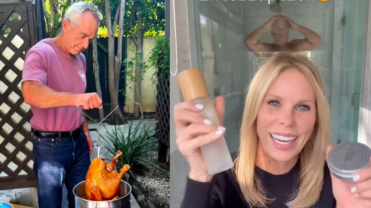 RFK Jr Frying Turkey