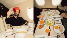 Diljit Dosanjh's desi food in the flight caught the attention of Chef Ranveer Burse, know what was in the plate