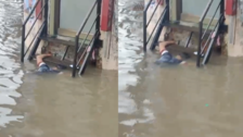 Body of an Odisha man injured by electrocution thrown on flood-hit Chennai road near ATM