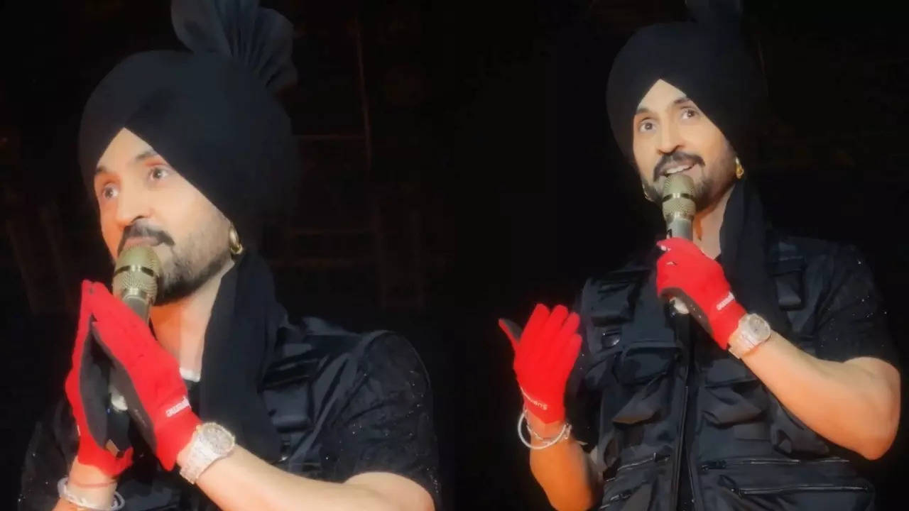 Diljit Dosanjh on-stage during the Kolkata concert of Dil-Luminati Tour. | Courtesy: Diljit Dosanjh