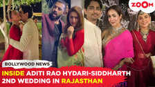 Malaika Arora Farah Khan Huma Qureshi attends Aditi Rao Hydari-Siddharth's second wedding in Rajasthan