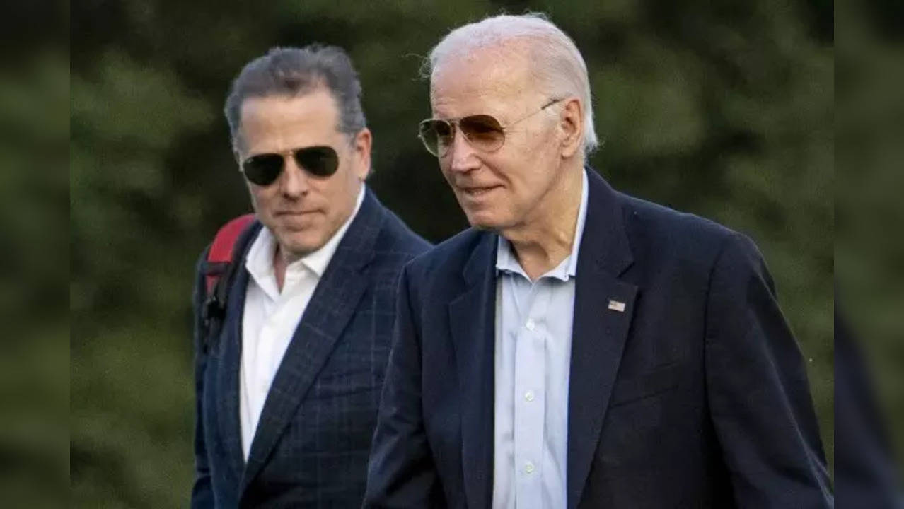 Joe Biden with son Hunter Biden