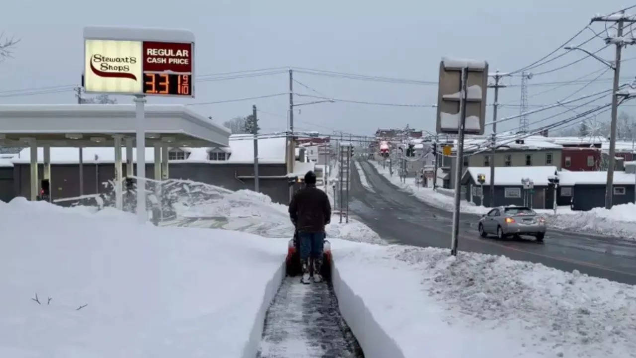 Arctic storm in US