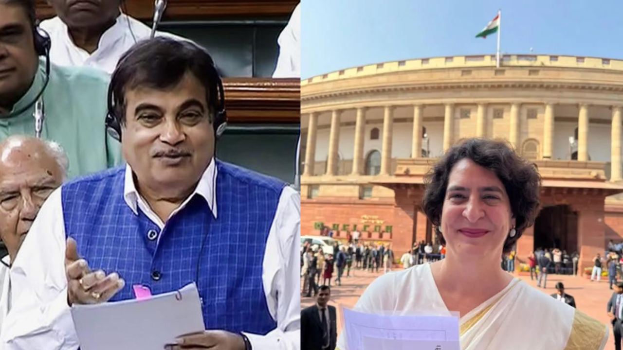 nitin gadkari priyanka gandhi