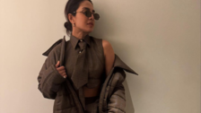 Priyanka Chopra is the best corporate girl on mom duty in a checkered skirt suit and nerdy glasses