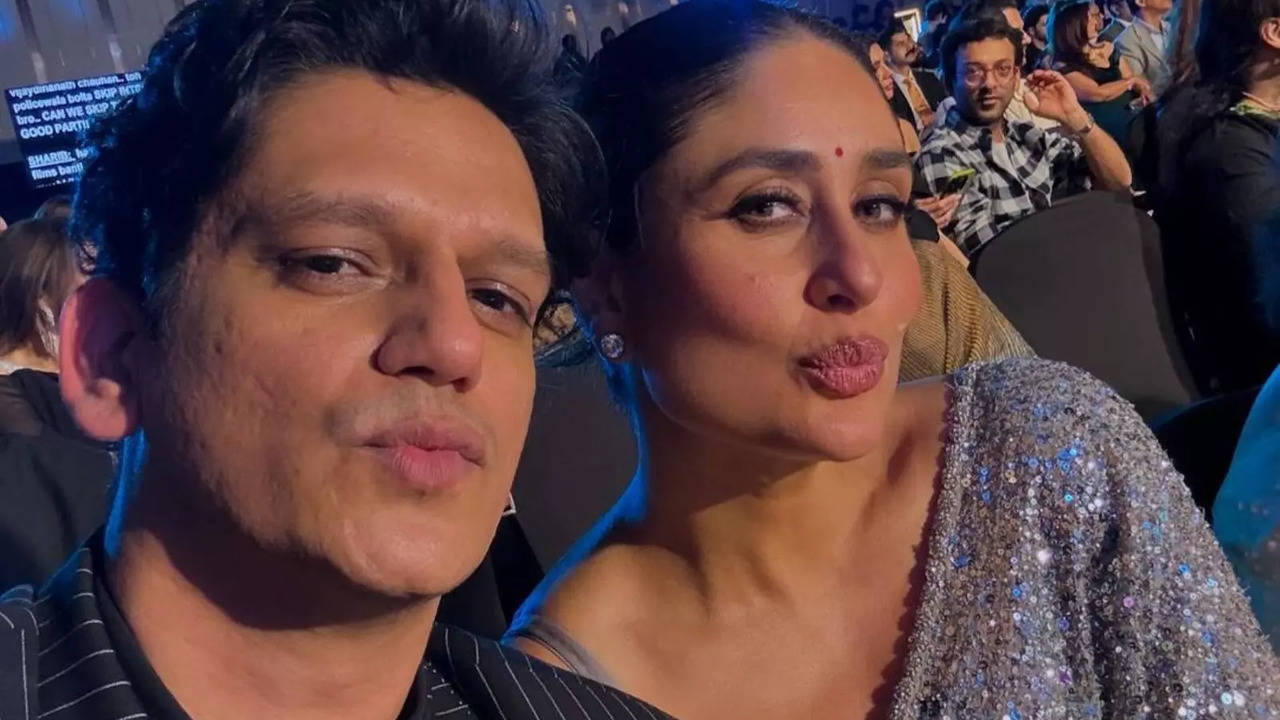 Danube Properties Filmfare OTT Awards 2024: Vijay Varma's Pouting Pic With Jaane Jaan Co-Star Kareena Kapoor Khan Is All Things Candid (Pic: Vijay Varma Instagram)