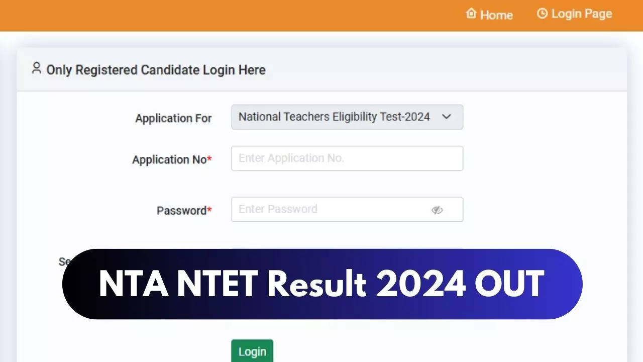 NTET Result 2024 Out