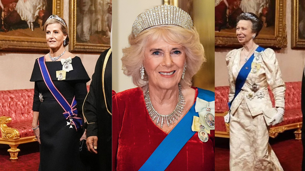 British jewels at the State banquet