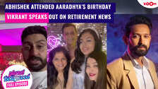 Amidst divorce talks, Abhishek attended Aaradhya's birthday, Vikrant talked about the news of retirement.