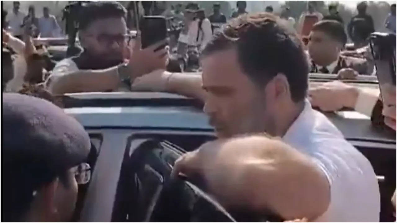 Rahul Gandhi Sambhal Visit