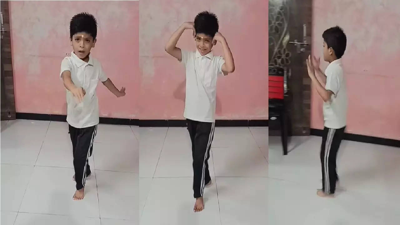 small boy dance on chandra song