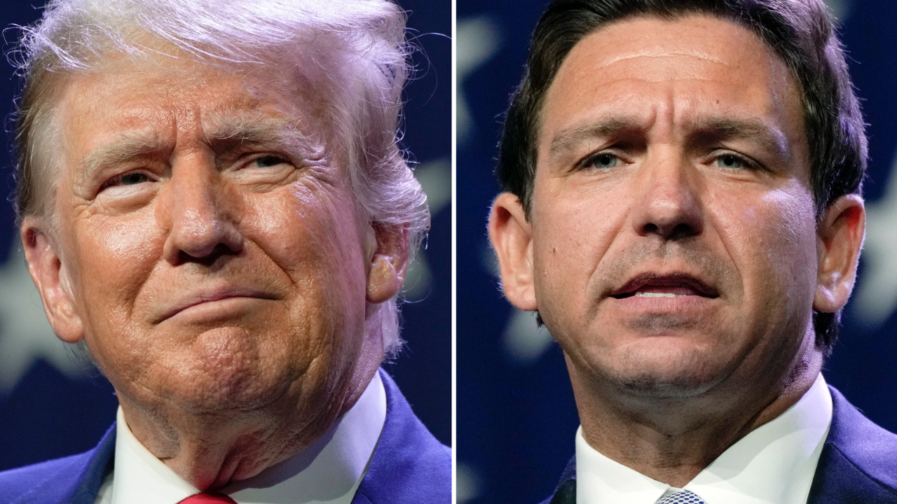 Donald Trump and Ron DeSantis