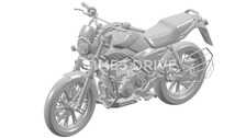Hero Patents Design for Maverick 440-Based Scrambler