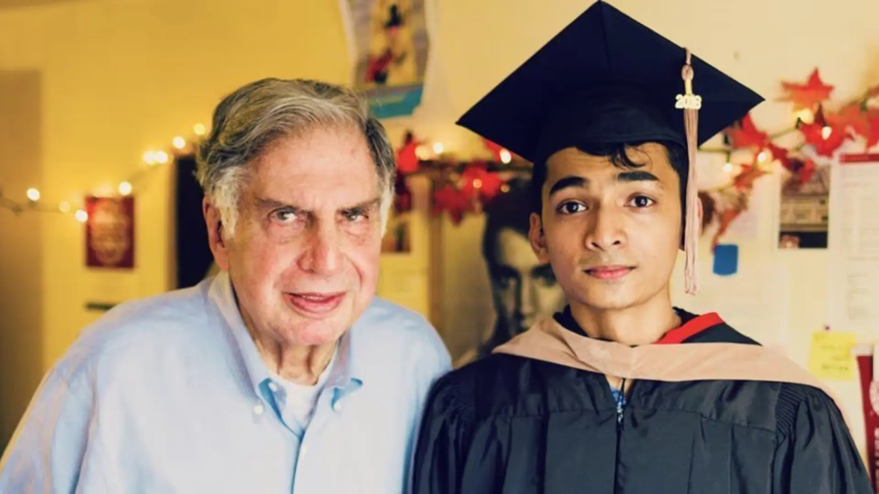 Shantanu Naida and Ratan Tata