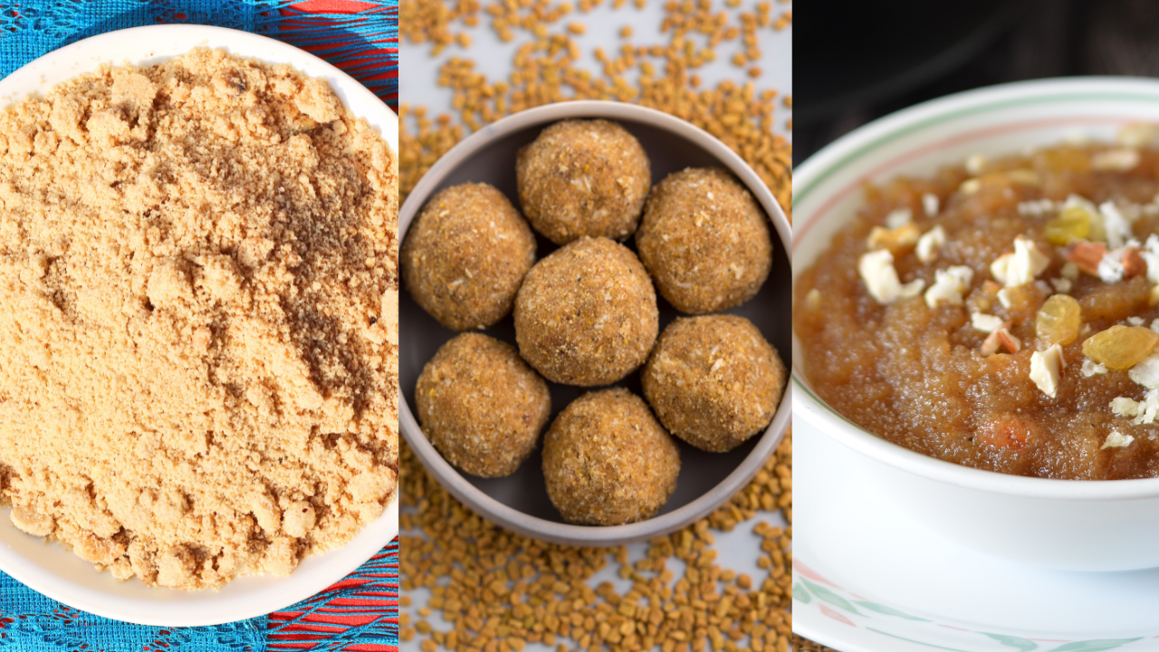 Pinni, Atta Halwa And Panjiri- Delightful winter treat from Punjabi cuisine