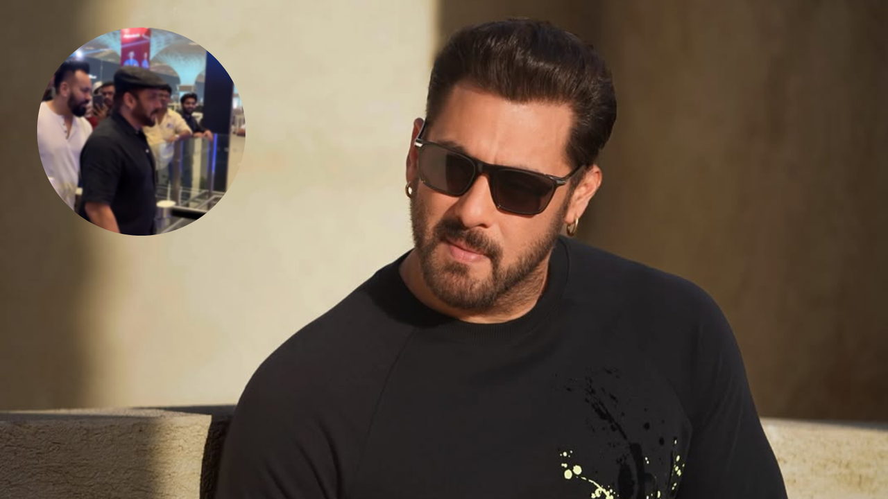 Salman Khan Reminds Fans Of Prem From His Soft Boy Era In Viral Video, Actor Spotted At Airport Amid Death Threat