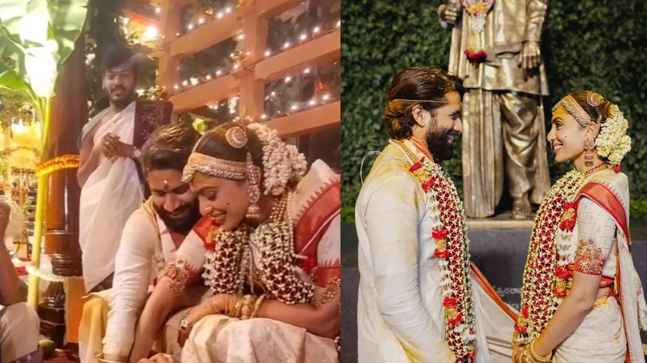 Naga Chaitanya-Sobhita Dhulipala Wedding: Newlyweds Compete In Finding The Ring Ritual. Watch To See Who Won