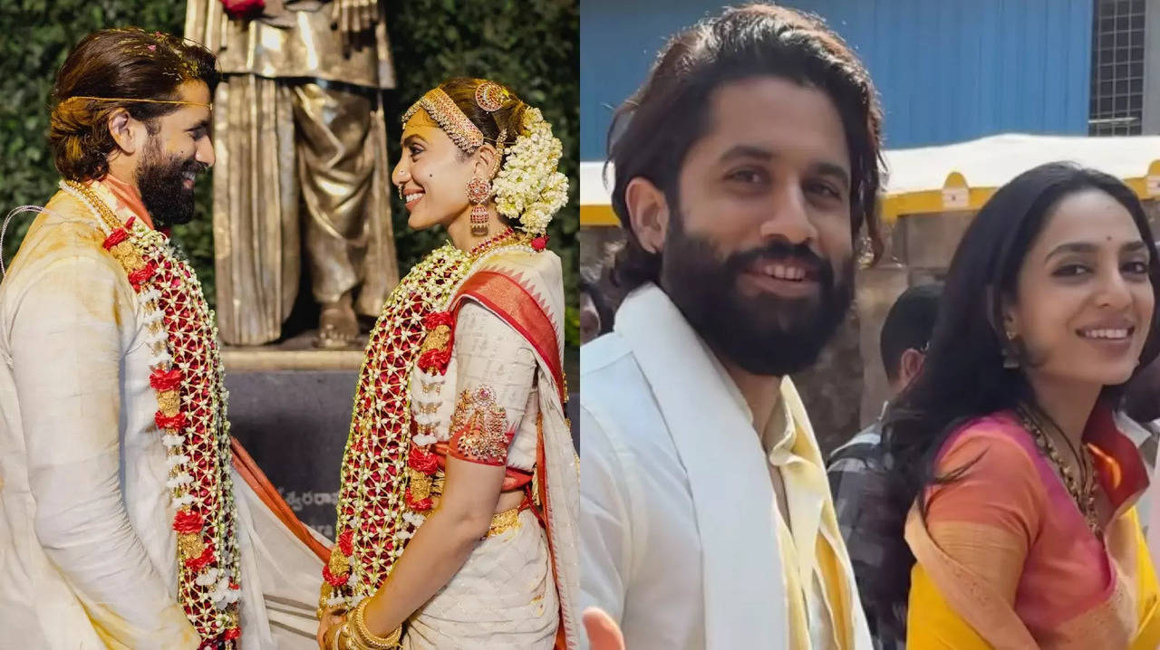 Newlyweds Naga Chaitanya, Sobhita Dhulipala Make FIRST Public Appearance As Husband And Wife. WATCH Video