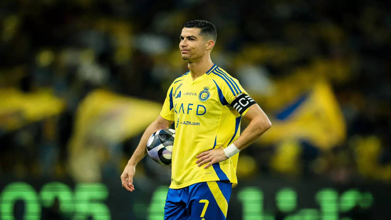 Cristiano Ronaldo in action for Al-Nassr