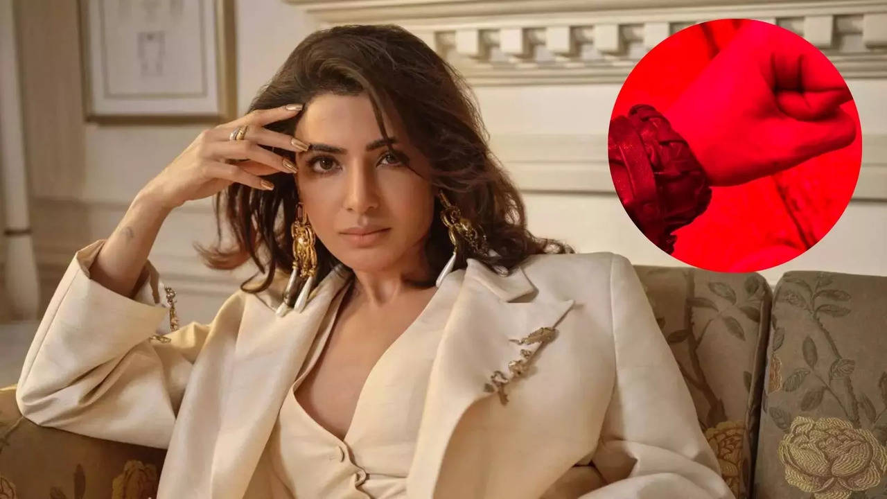 Samantha Ruth Prabhu Is Set For 'Action' In Rakt Brahmand, Shares Fist Photo Against Intriguing Red Background