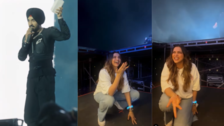 When Diljit introduced Deepika during the Dil-Luminati concert in Bengaluru, Deepika's reaction surprised fans.