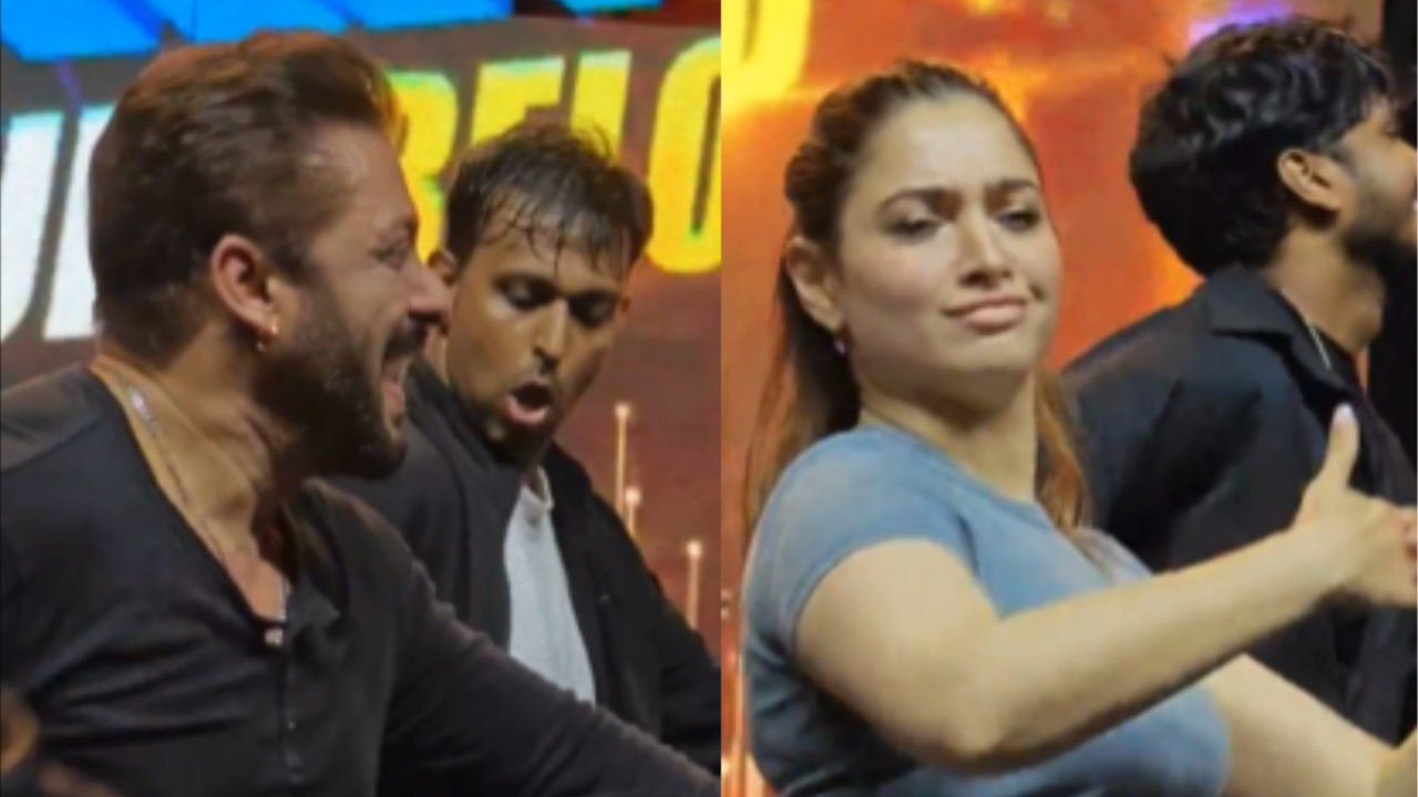 Salman Khan, Tamannaah Bhatia Bring House Down With Munni Badnaam During Dabangg Tour Rehearsal. WATCH