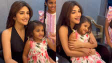 Pushpa 2 The Rule Kisik fame Srileelaas' adorable moment with her little fan, watch this heart melting moment