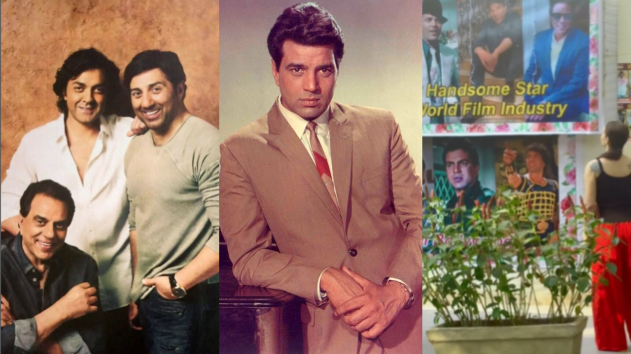 Happy Birthday Dharmendra: Fans Celebrate With Iconic Film Posters Outside His Bungalow. Esha, Sunny Share Warm Wishes