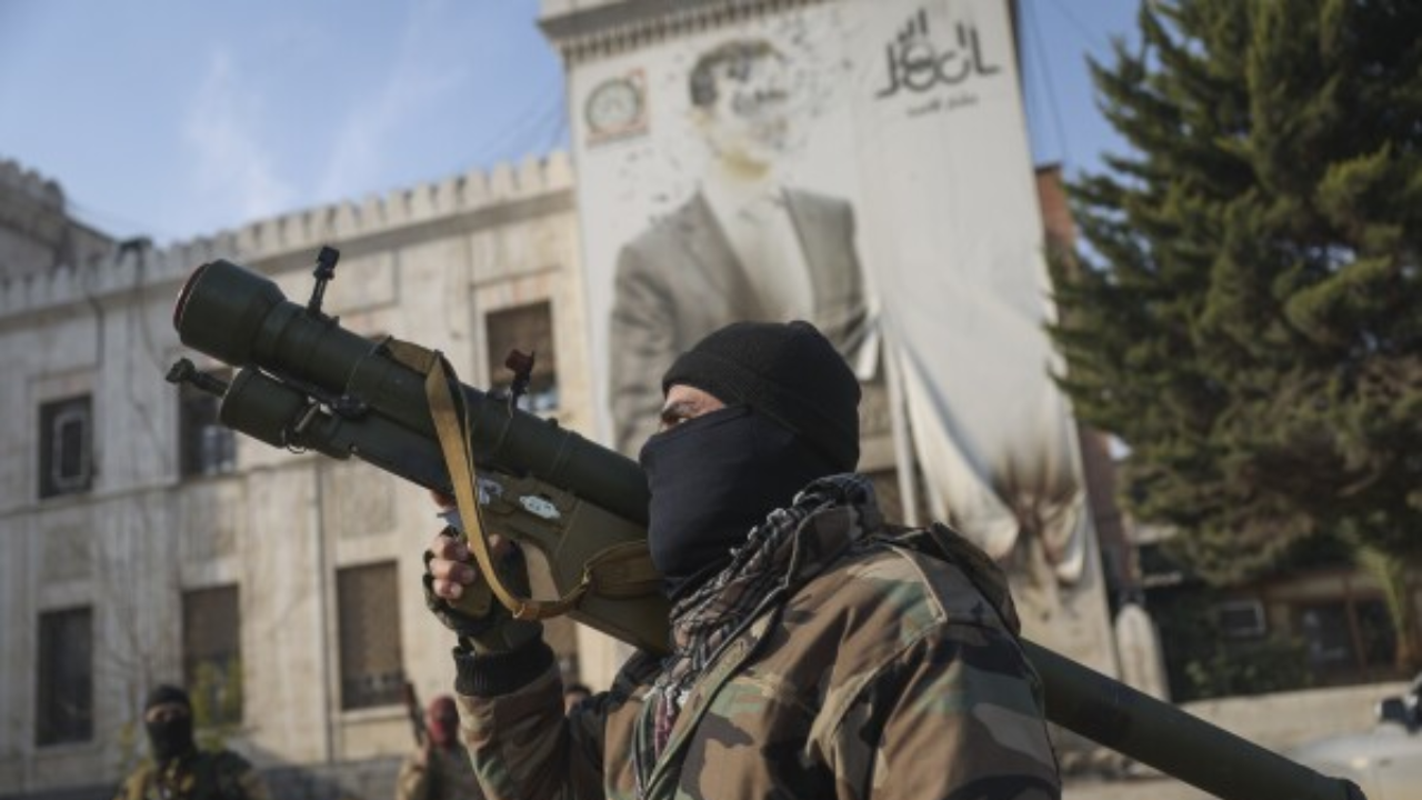 Opposition fighters take Damascus as President flees country