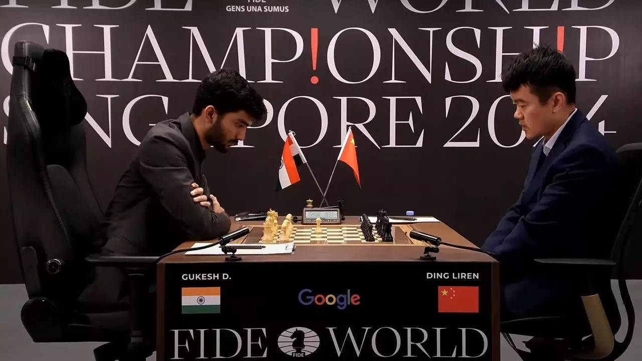 World Chess Championship 2024 Game 11 Highlights Gukesh D Registers Dramatic WIN vs Ding Liren In Singapore