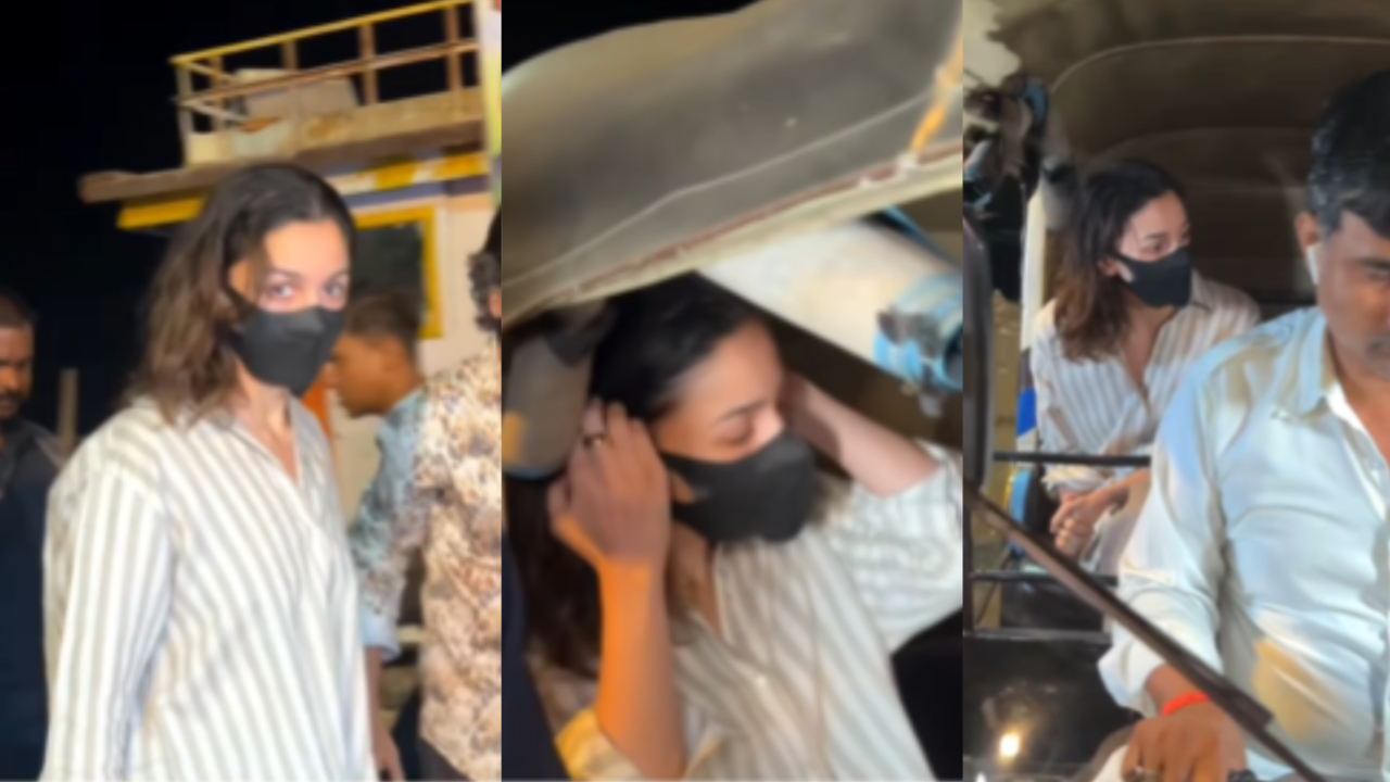 Alia Bhatt Hops Onto Auto Rickshaw Ride, Skips Her Luxury Car To Beat Traffic In Mumbai. Video Goes Viral